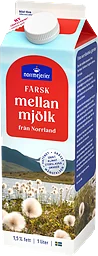 Mellanmjölk 1,5% 1000ml Norrmejerier