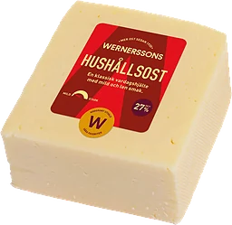 Hushållsost 27% 500g Wernerssons