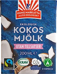 Kokosmjölk 200ml Kung markatta