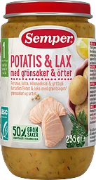 Barnmat Potatis & Lax Örter 12 Mån