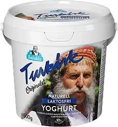 Yoghurt Turkisk Naturell Laktosfri 10% 500g Salakis