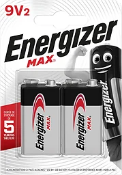 Batteri 9V 2-p Energizer Max