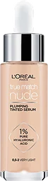 Foundation True Match Nude Plumping Tinted Serum Very light 0,5-2 30ml L’Oréal Paris