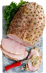 Senapsgriljerad Kokt Skinka