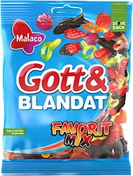 Godis Gott & Blandat favorit mix Malaco
