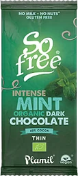 Mörk Choklad Mint Vegansk Ekologisk 80g Plamil