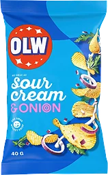 Chips Sourcream & Onion liten påse 40g OLW
