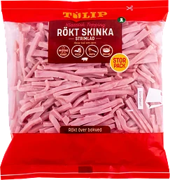 Skinka Strimlad Rökt 450g Tulip