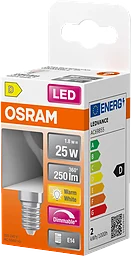 LED Klot E14 250lm(25W) Dimbar Osram