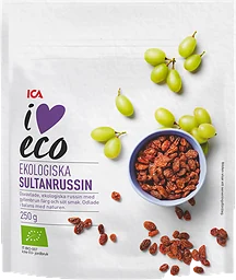 Sultanrussin Ekologisk 250 g ICA