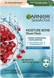 Ansiktsmask Moisture Bomb Sheet Mask 1-p Garnier