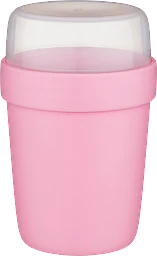 Yoghurtbägare Rosa 400ml +180ml i Lock
