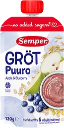 Gröt Äpple Blåbär