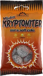 Godis Mjuka Kryptoniter sur & salt cola 60g Konfekta