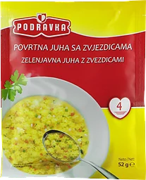 Grönsakssoppa Med Pastastjärnor