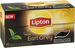 Rich Earl grey te 25-p Lipton