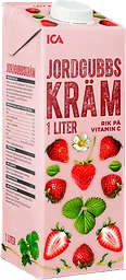 Jordgubbskräm 1l ICA
