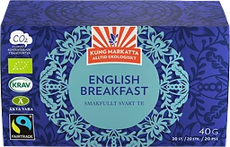 Te English breakfast 20-p KRAV Kung markatta