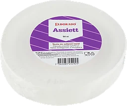 Assiett 18cm Flat Vit