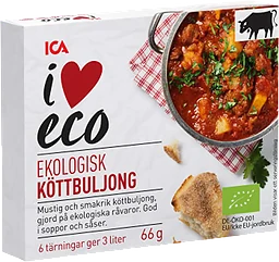 Köttbuljong Ekologisk 6-p 66g ICA I love eco