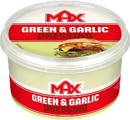 Hamburgerdressing Green och Garlic 220ml Max