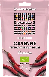 Krydda Cayennepeppar påse Ekologisk 21g Spicemaster