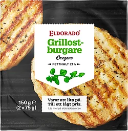 Grillost Burgare Oregano 2P