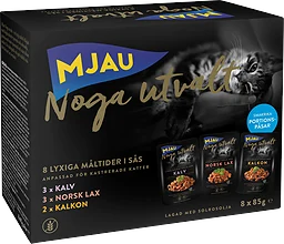 Kattmat Bitar i sås Multibox 8-pack