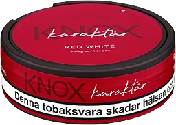 Red White Portionssnus 19,2 g Knox