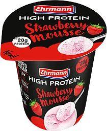 Jordgubbsmousse Protein 2,6% 200g Ehrmann