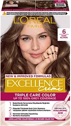 Hårfärg 6 Mörkblond 1-p