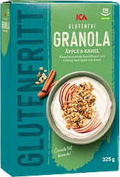 Gl-fri Granola äpple kanel 325g ICA