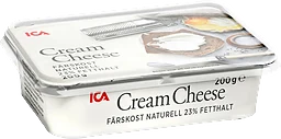 Cream cheese Naturell 23% 200g ICA