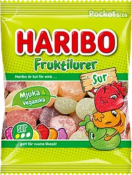 Fruktilurer Sur 75g Haribo