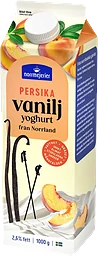 Vaniljyoghurt Persika 2,6% 1000g Norrmejerier