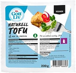 Tofu Naturell 230g ICA Gott Liv