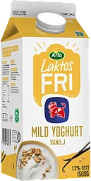 Vaniljyoghurt Mild 1,3% Laktosfri 1500g Arla Ko®