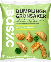 Dumplings grönsaker 400g ICA Basic