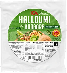 Halloumiburgare 4 Skivor 200g ICA