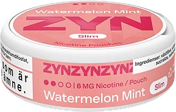 Zyn Watermelon Mint Slim Tobaksfritt Snus