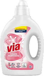 Flytande Tvättmede Color Parfymfri 760ml Via