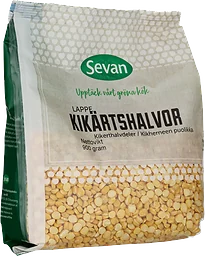 Chana dal Lappe Kikärtshalvor 900g Sevan