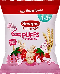 Jordgubbspuffar 1-3 år Eko