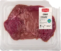 Lövbiff Färsk Skivad ca 400g Scan