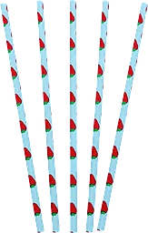 Sugrör vita jordgubbar 30-p Festive