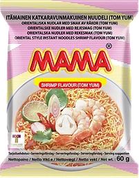 Snabbnudlar Räk Smak 60g  Mama