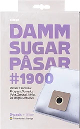 Dammsugarpåsar 1900 5-pack