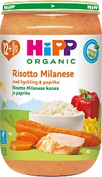 Barnmat Risotto Milanese & Kyckling 12 Mån Eko