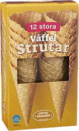 Våffelstrutar 12 Stora