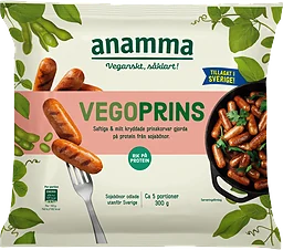 Vegoprins Glutenfri Fryst 300g Anamma